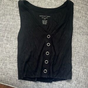 Black American eagle tank top in size xxs